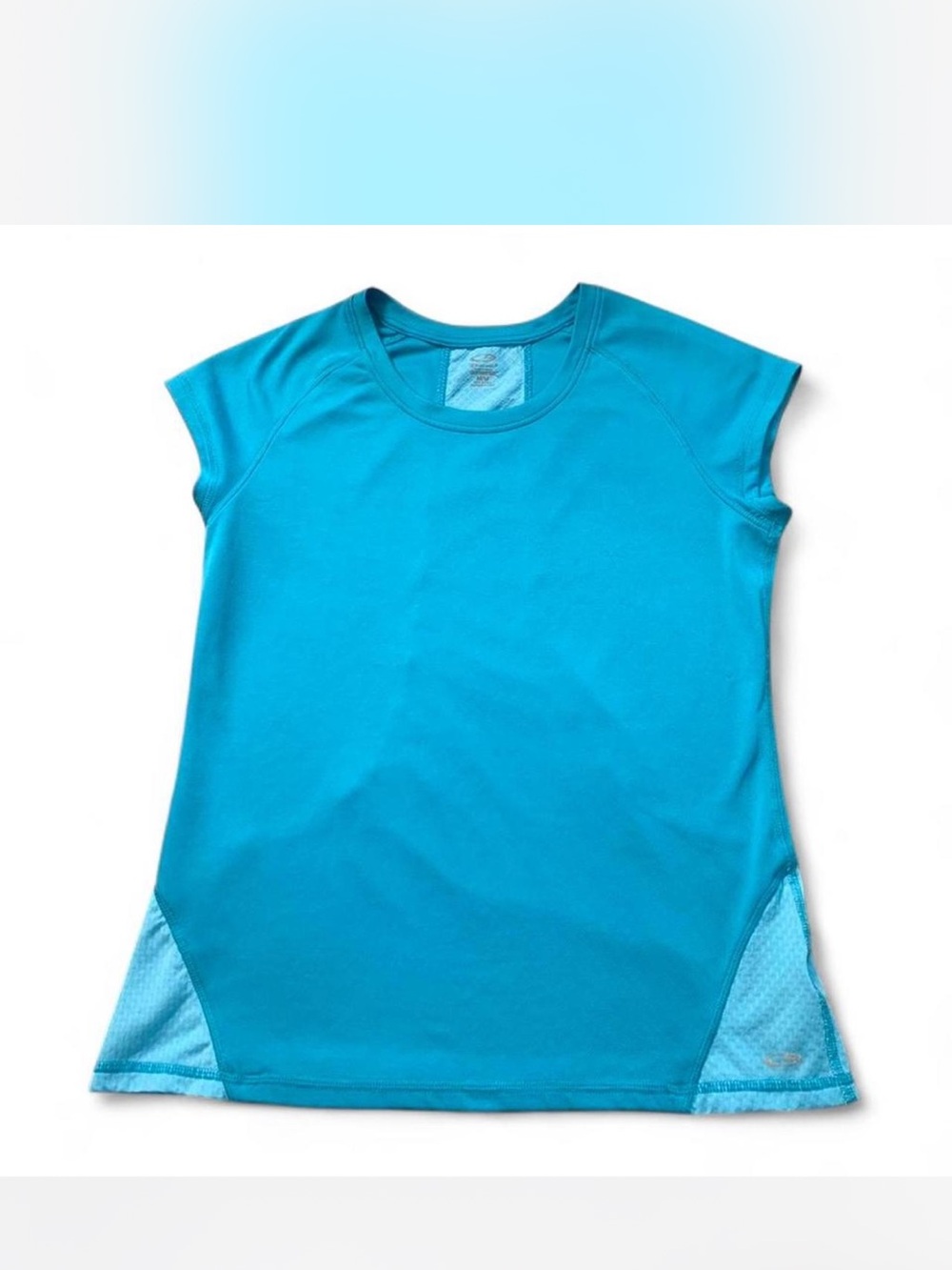 Lightweight Champion women’s ' Turquoise Athletic Tee size M